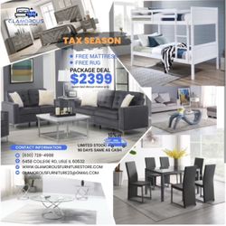 Package Deal $2399 NEW FREE DELIVERY