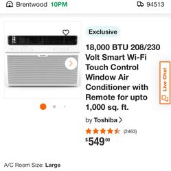 Toshiba Window ac Unit