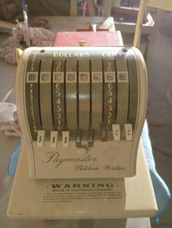 40.00 Antique PAYMASTER
