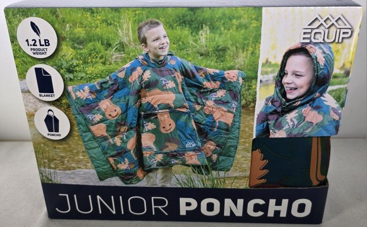 New Equip Junior Poncho / Blanket Multi-Color