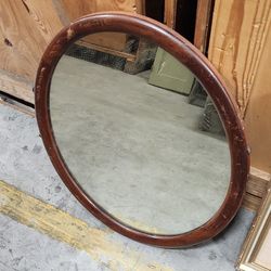 Vintage Round Hanging Mirror