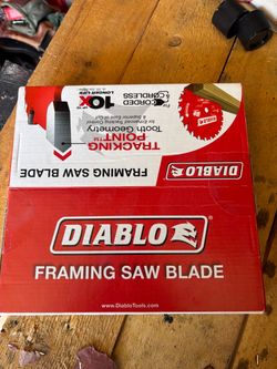 DIABLO SAW BLADE 71/4  $70 FIRM ON PRICE