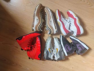Jordans and Nike Air max dunks