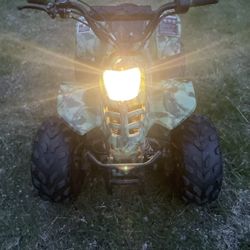 Running 110cc Atv