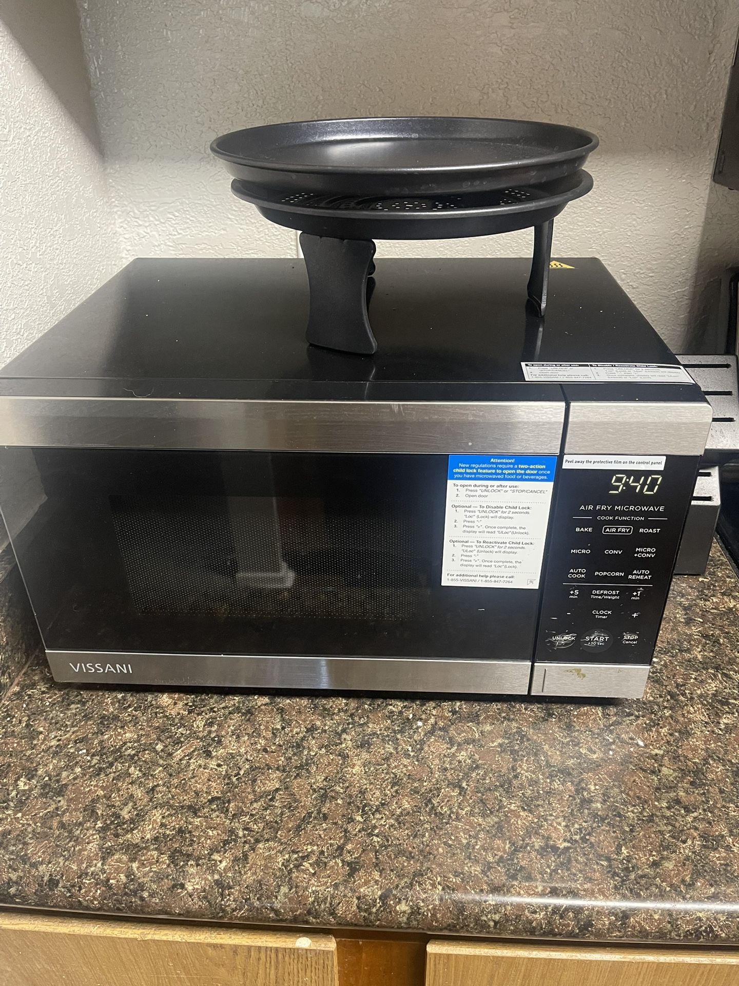 microwave, air fryer and oven all in one