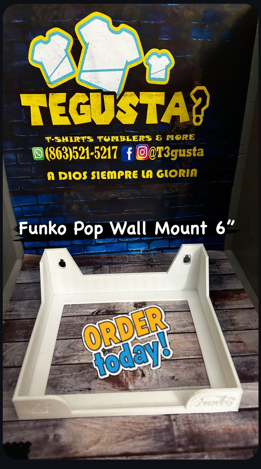 Funko pop Wall mount 6 Inches