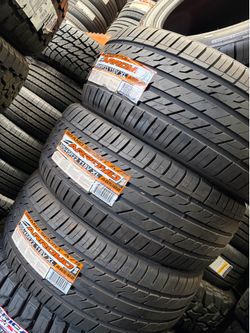 305/45/22. ( 4 new tires ) installed and balanced
