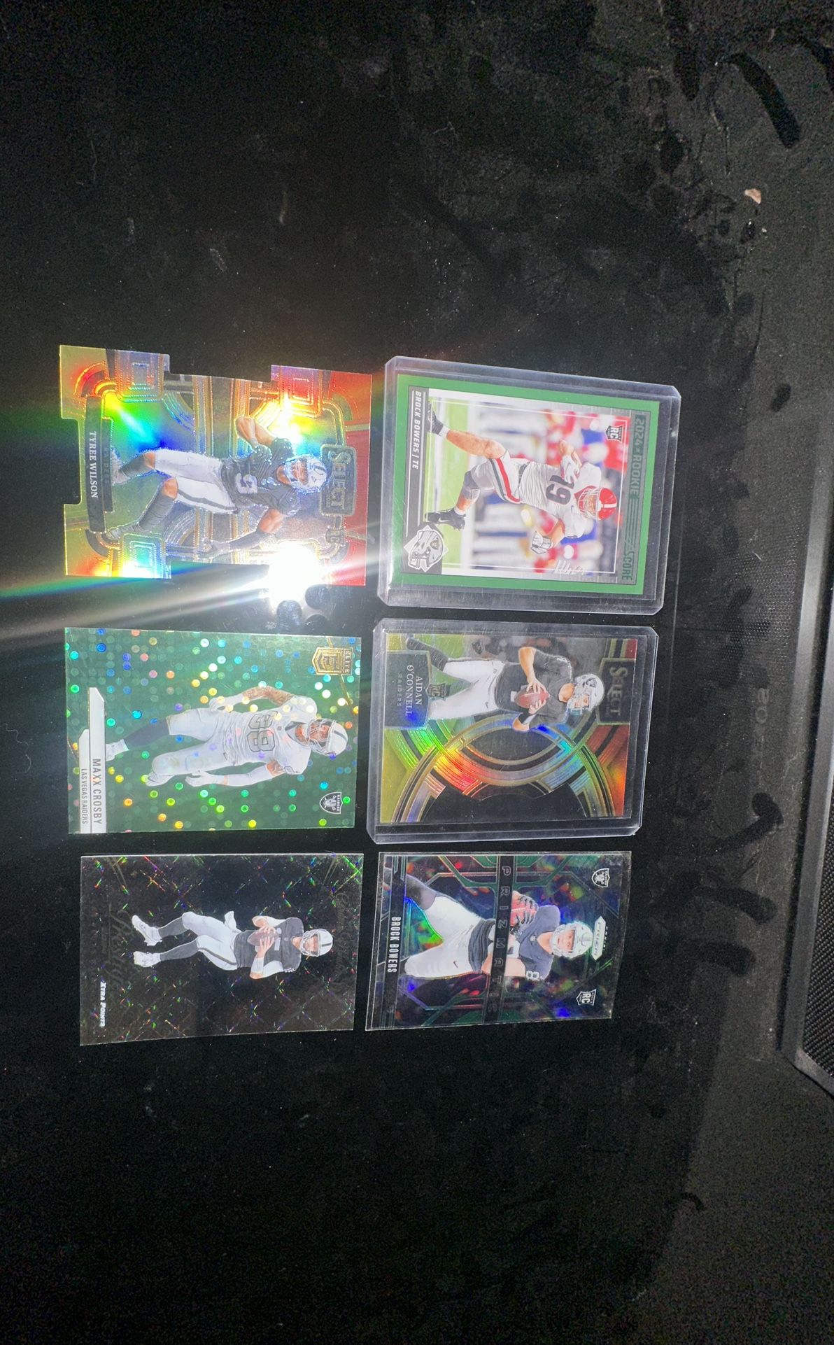 Las Vegas Raider Football Card Lot 