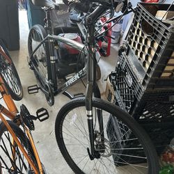 Large Black Trek Bike