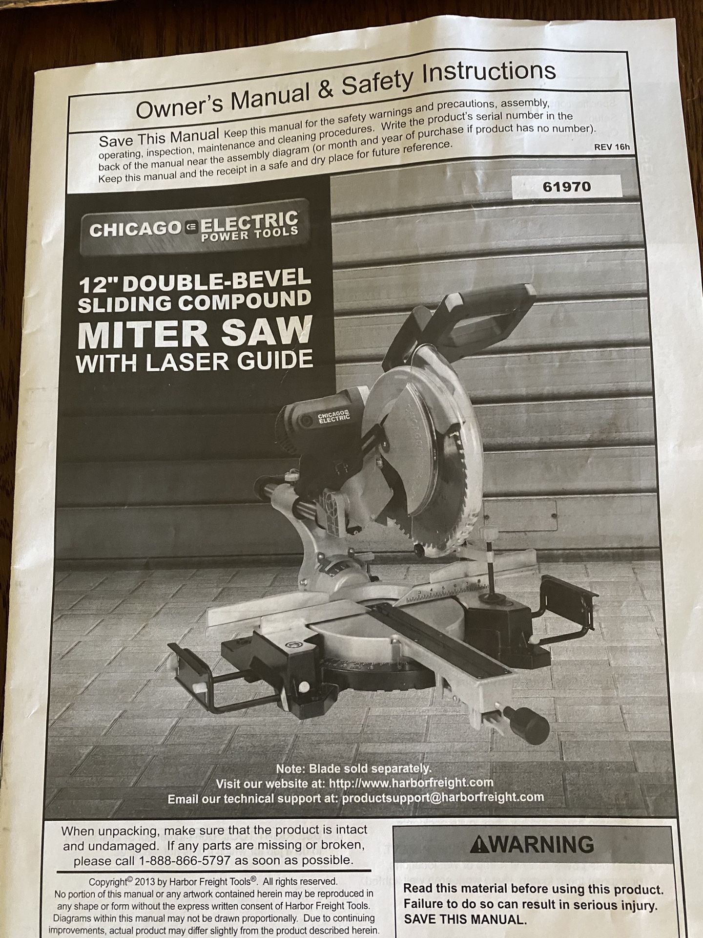 12 Inch Sliding Miter Saw