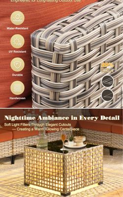 Patio furniture set outdoor new in the box