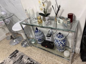 Glass Console Table
