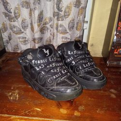La France Pumas Black Size 4