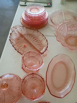 Vintage Pink Glass