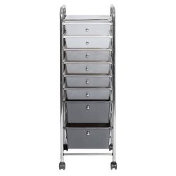 Rolling Storage Cart & Organizer W/ 8 Drawers