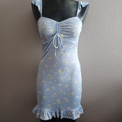 Blue Floral Dress