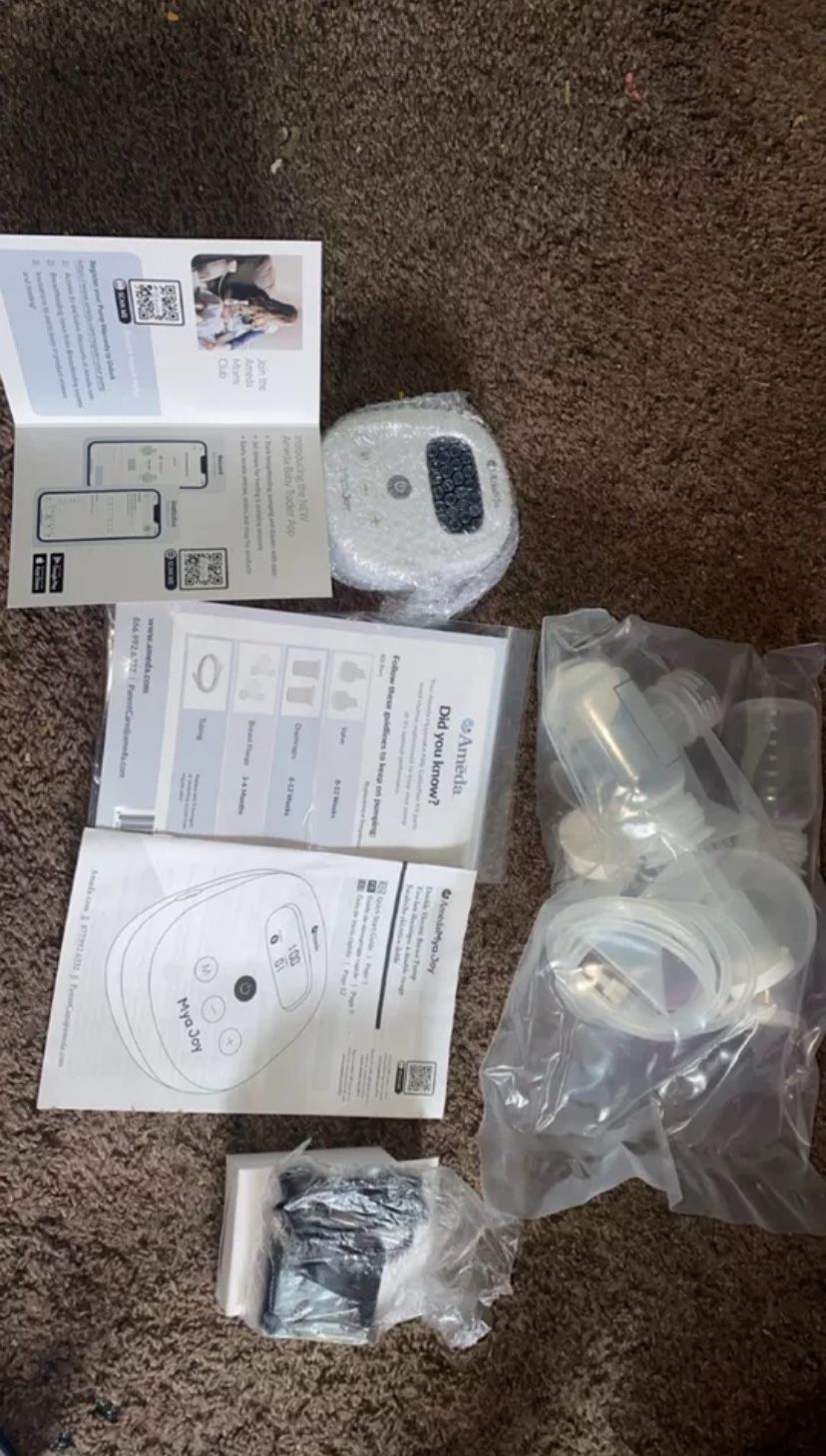 Ameda Mya Joy Double Electric Breast Pump NEVER USED|UNOPENED