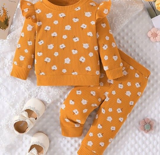 Adorable Flower Baby Set