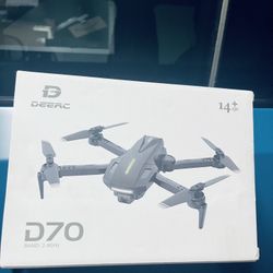 Brand New  DEERC Drone with Camera, D70 Drones with Camera for Adults 1080P HD