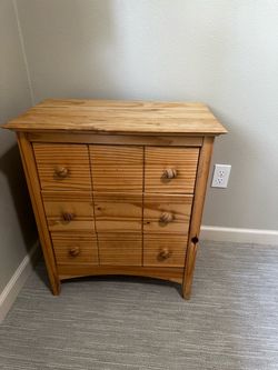 Wooden nightstand