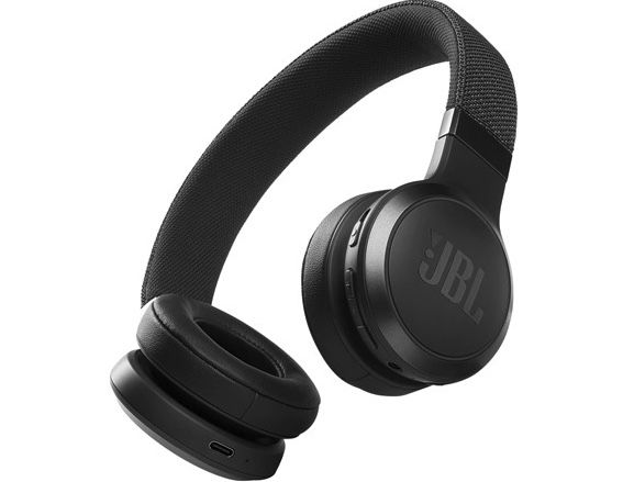 JBL Live 460NC Wireless On-Ear Noise-Cancelling Headphones - Black
