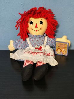 Aurora World Raggedy Ann Classic Doll 16" New With Tags