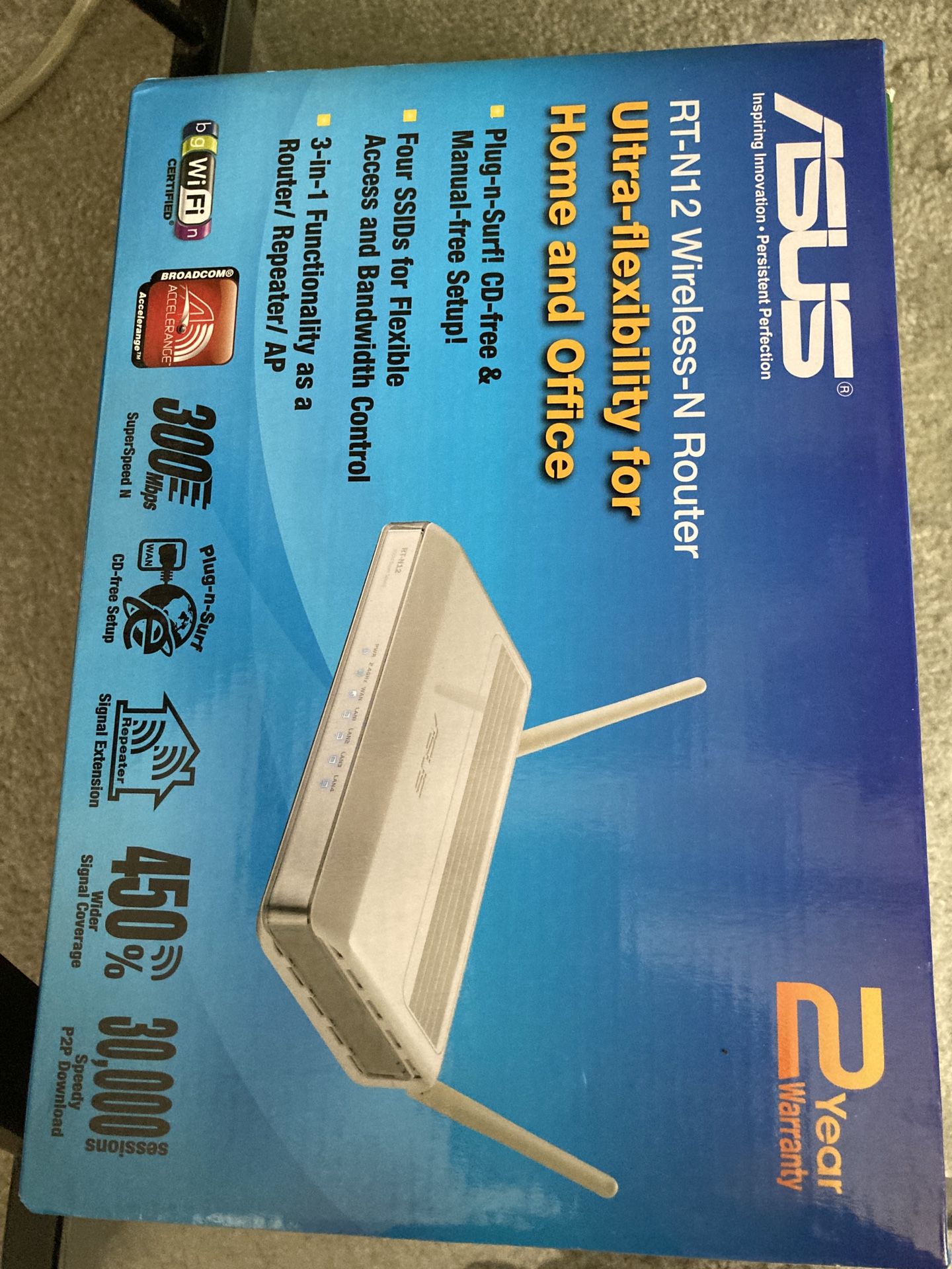 Asus RT-N12 Wireless Router