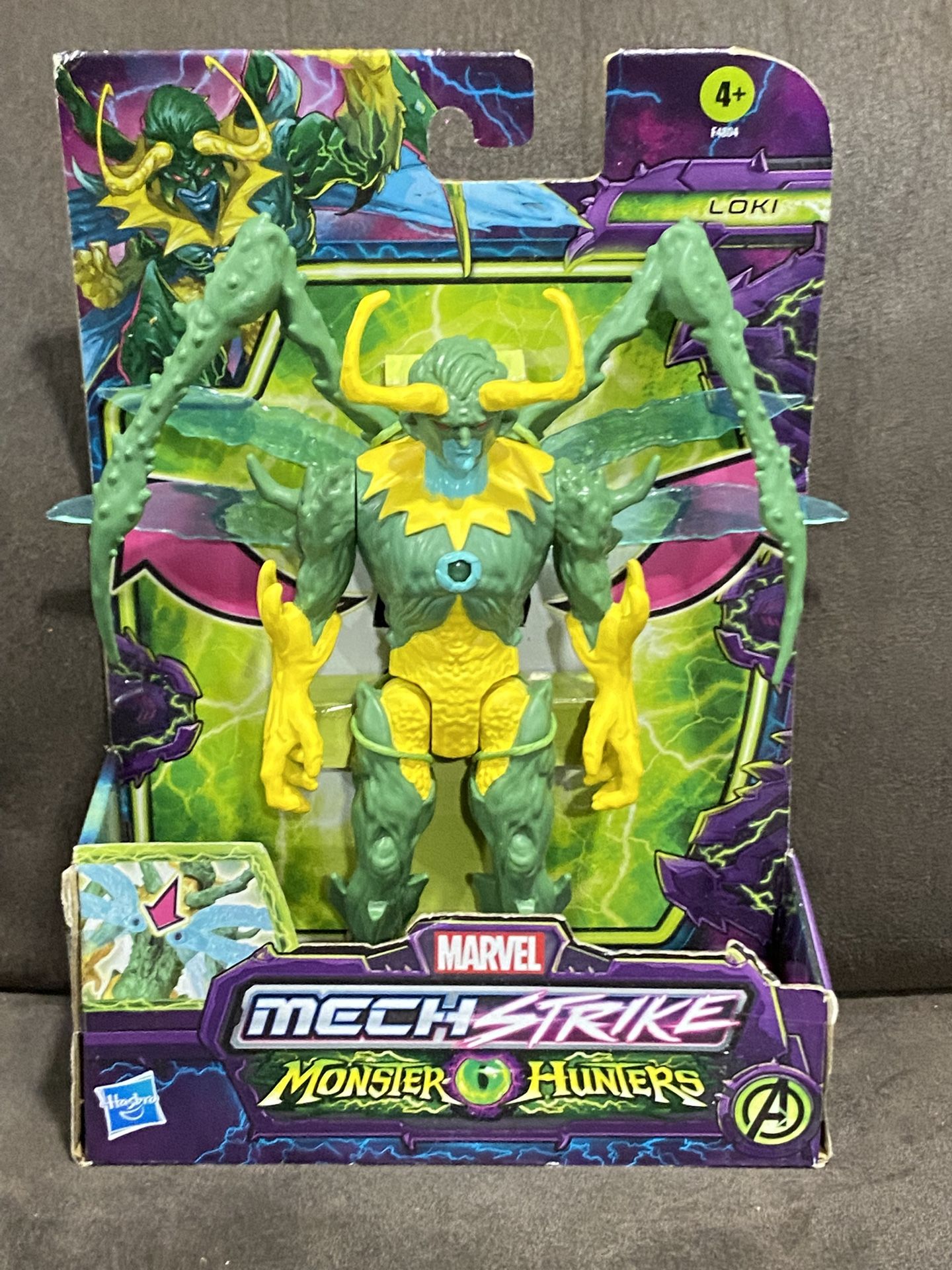 $25- Marvel Loki Mech Strike Monster Hunters Action Figure