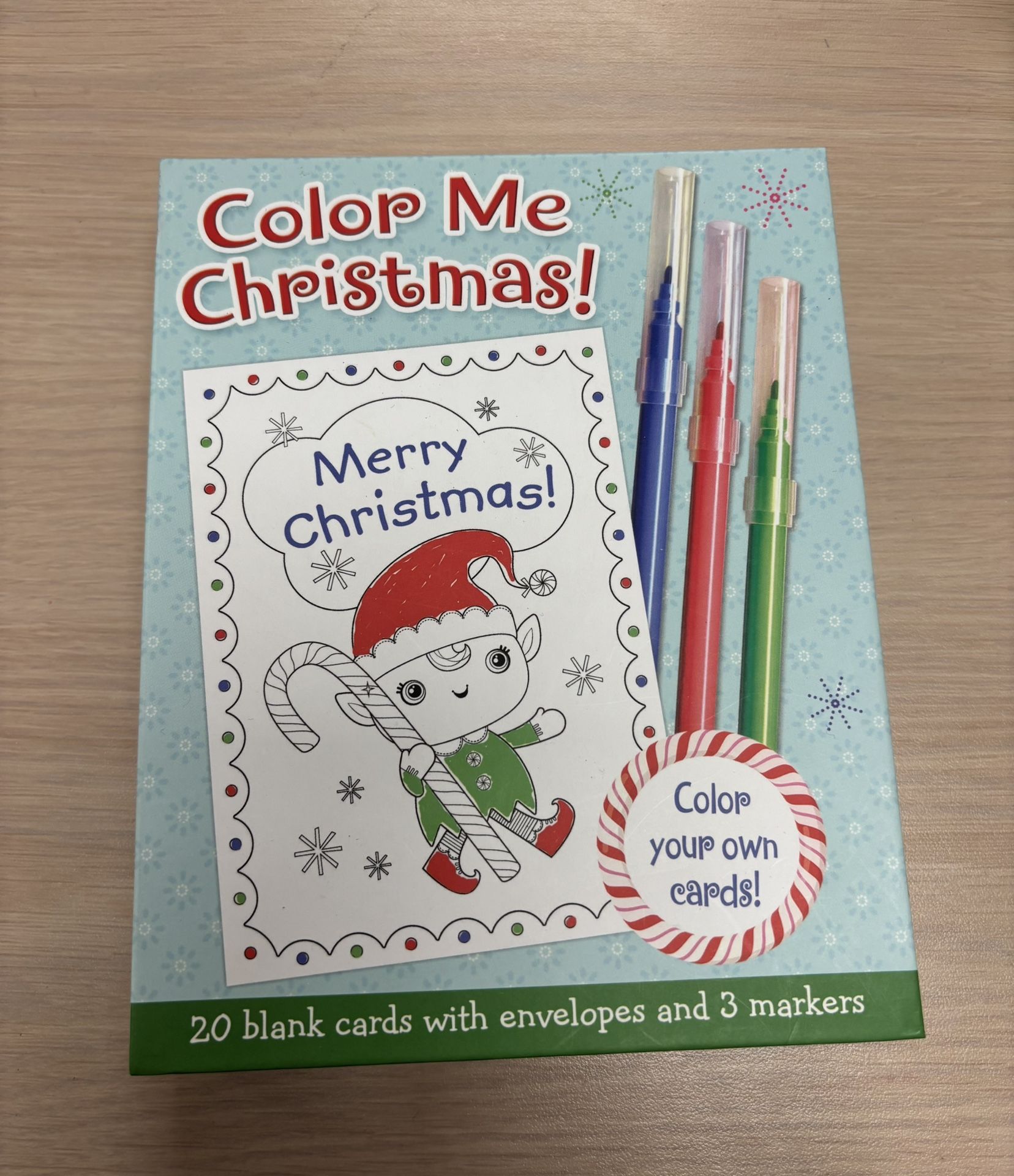 Color Your Own Christmas Cards – New