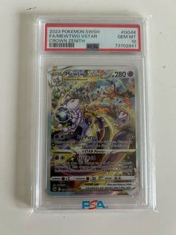 Mewtwo VStar Crown Zenith PSA 10