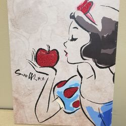 Snow White Canvas Painting Magazine