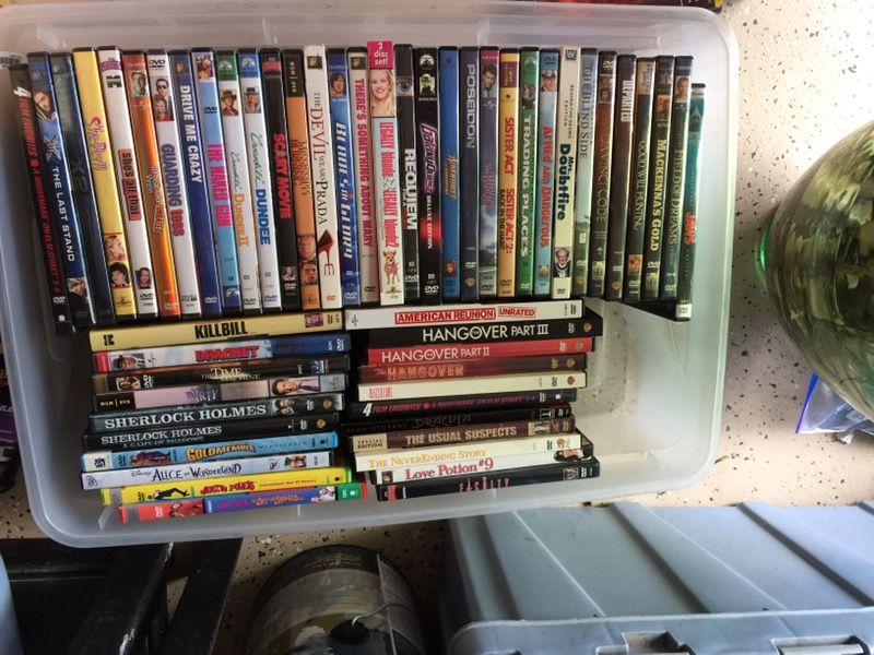 Over 45 DVDs