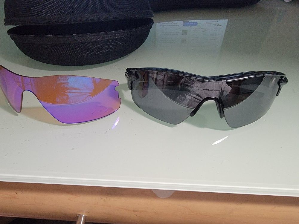 Oakley Radarlock Carbon Fiber Frame Sunglasses