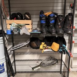 5-Tier Steel Wire Shelving Unit