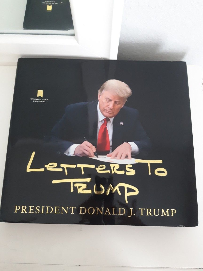 Letters To TRUMP Hard Cover Book, In EXCELLENT CONDITION 