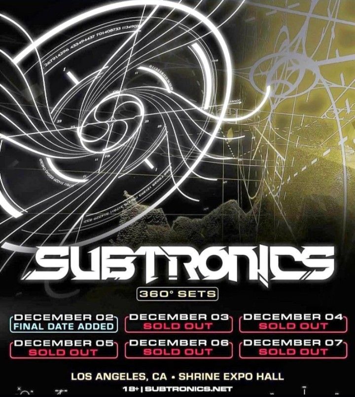 SUBTRONICS - 3rd Night Added