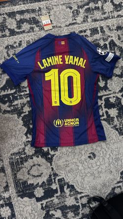 LAMINE YAMAL BARCELONA 25/26 UCL HOME JERSEY