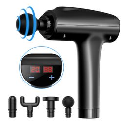 Massager for Pain Relief Handheld Electric Body Massager Sports Drill Portable Super Quiet Brushless Motor