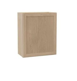 Hampton Bay Sinclair 24 in. W x 12 in. D x 30 in. H Assembled Wall Kitchen Cabinet in Shaker Light Oak