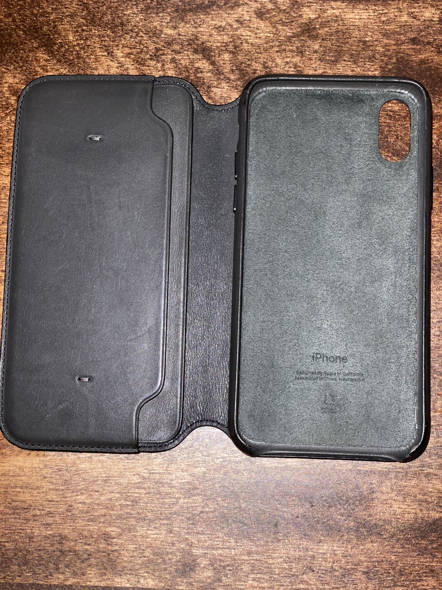 Apple IPhone X (10) Folding Leather Case