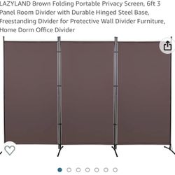 New! 3 Panel Room Divider 