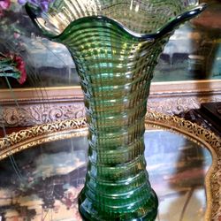 Antique Glass Vase 