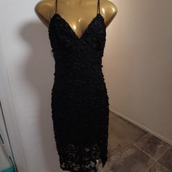 Bardot Black Lacy dress size 6