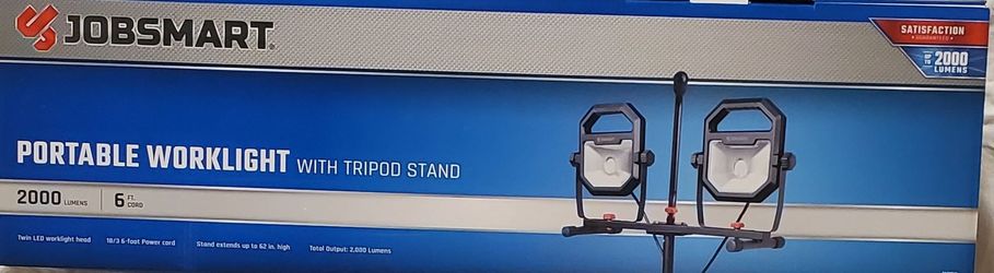 Jobsmart Portable LED Work Light With Tripod Stand