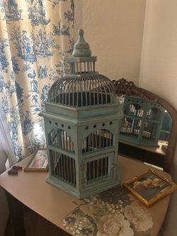 Wooden vintage Birdcage