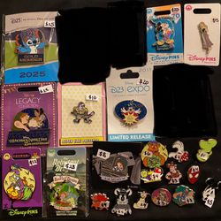 Disney Trading Pins Princess Mickey Villains New 