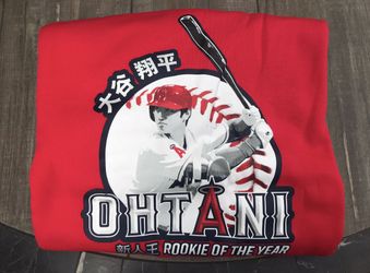 Shohei Ohtani rookie of the year sweatshirt size XL