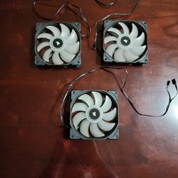 Corsair LED case fans - WHITE x3