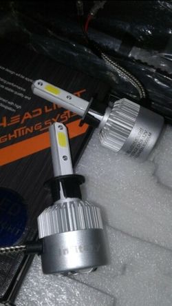 INFITARY LED HEADLIGHTS BULBS, (White 6000K ) 72W, 8000 lumens, All-in-One Conversion Kit, Water-Proof Light Bulbs