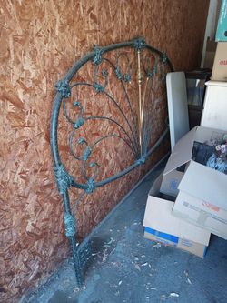 Metal headboard king size